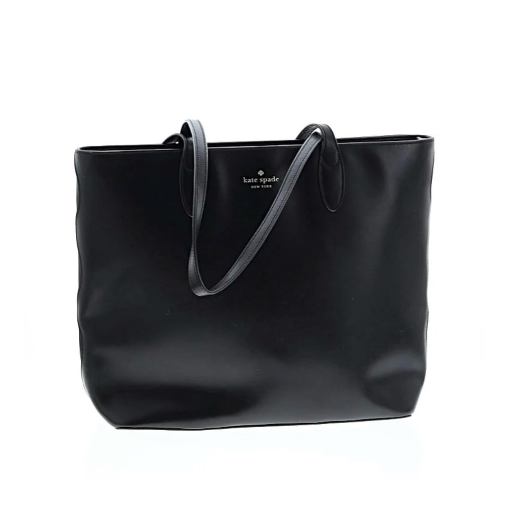 Kate Spade Black Leather Tote Bag